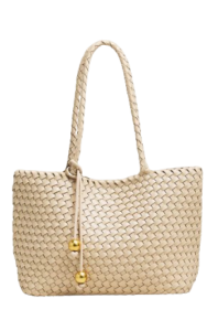 By Anthropologie Slouchy Mini Woven Tote