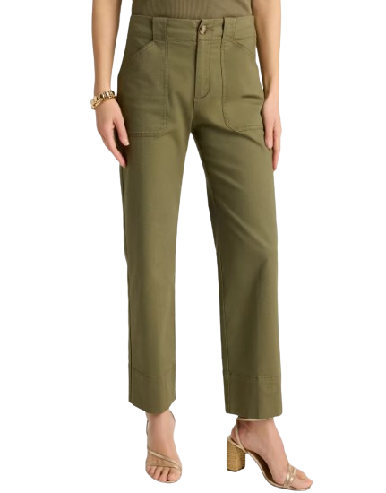 Chico’s High Hem Straight Crop Pants