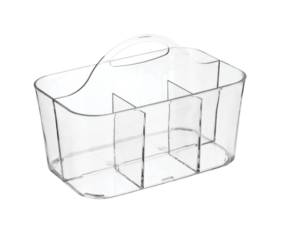 mDesign Plastic Portable Storage Caddy Tote
