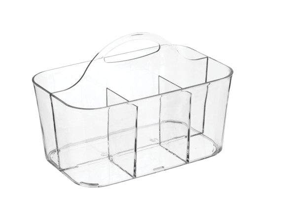 mDesign Plastic Portable Storage Caddy Tote