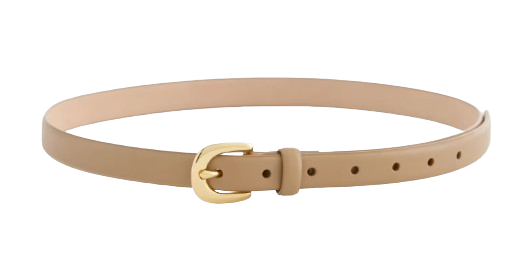 Quince Sofia European Leather Skinny Belt
