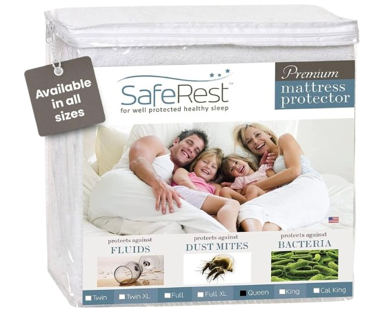 SafeRest Premium Mattress Protector — Queen