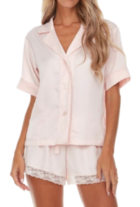 Flora Nikrooz Selena Satin Charmeuse Short Pajamas