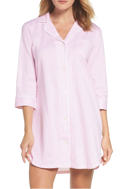 Lauren Ralph Lauren Cotton Jersey Sleep Shirt