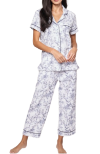 Petite Plume Timel Print Pima Cotton Pajamas