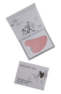 Gua Sha Facial Lifting Tool — Rose Quartz