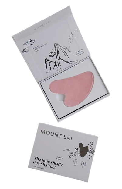 Gua Sha Facial Lifting Tool — Rose Quartz