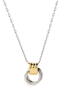 Ana Luisa Palmer Mixed Metal Pendant Necklace