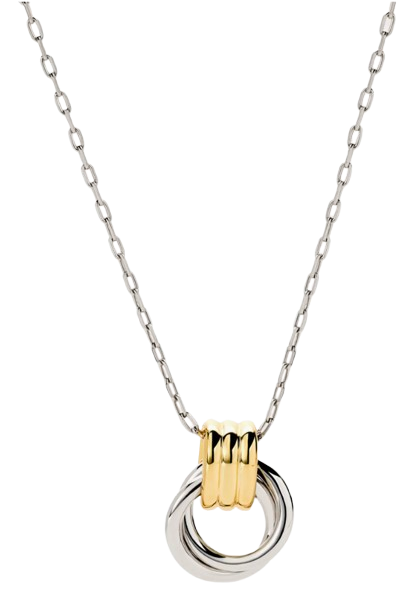 Ana Luisa Palmer Mixed Metal Pendant Necklace