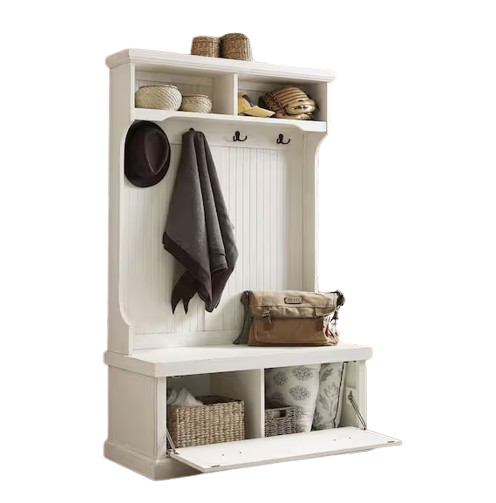 Crosley Seaside White Hall Tree