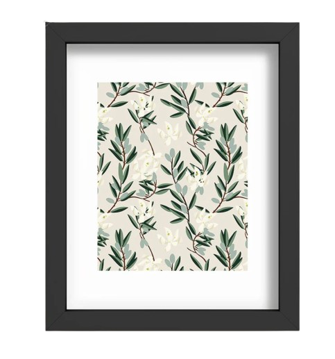 Society6 Framed Botanical Illustration Print