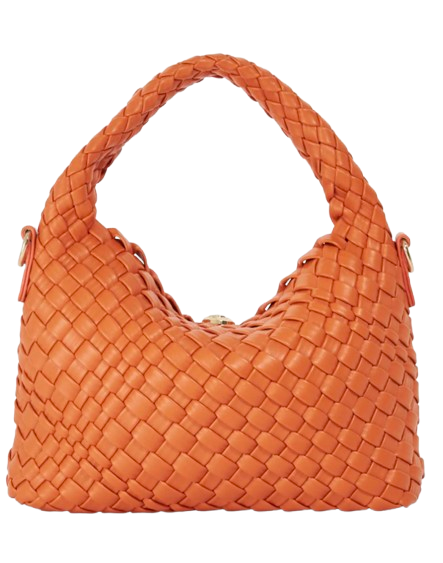 Woven Top Handle Bag