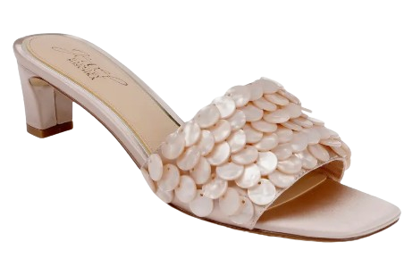 Jewel Badgley Mischka Pacific Block Heel Sandal