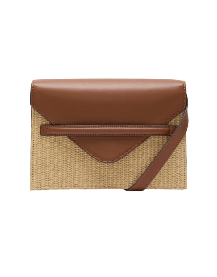 Raffia Crossbody Bag