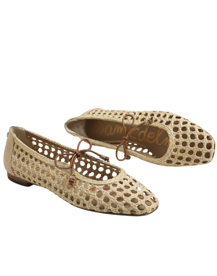 Raffia Ballet Flat