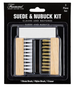 Suede and Nubuck Brush — Brass and Nylon