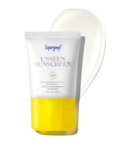 Supergoop! Unseen Sunscreen SPF 40 — Travel Size, 0.5 oz.