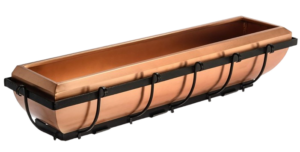 H Potter Copper Wrought Iron Window Box Planter