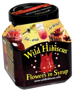 Wild Hibiscus Flowers in Syrup