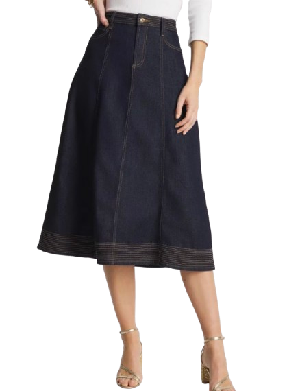 Trapunto Stitch Skirt