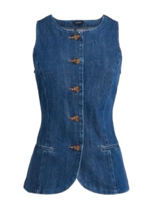 J. Crew Factory Denim Vest