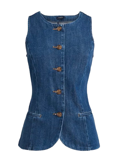 J. Crew Factory Denim Vest