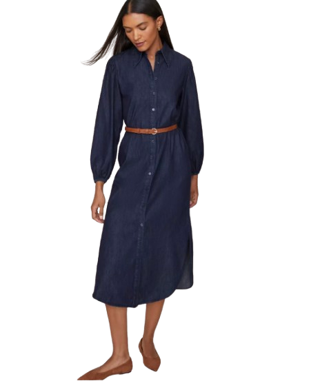 Denim Shirtdress