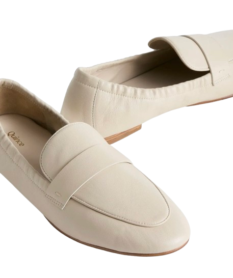 Quince almond Italian leather soft loafer women over 50 spring 2026