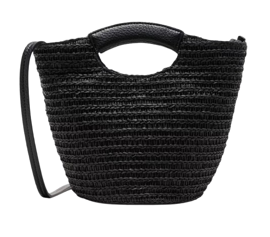 Banana Republic Factory Straw Mini Bucket Crossbody