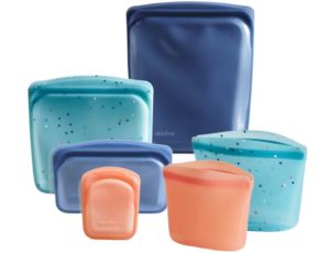 Stasher Reusable Silicone Storage Bags — Starter Set
