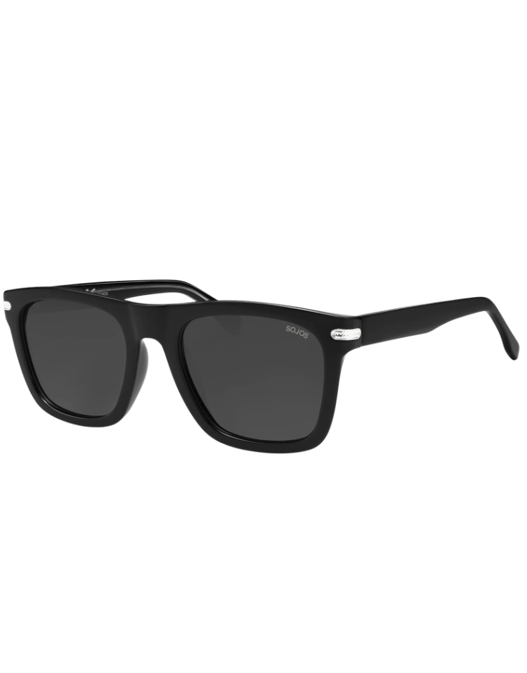 SOJOS Retro Chic Square SJ2649 sunglasses in black with dark lenses — affordable Ray-Ban Wayfarer dupe