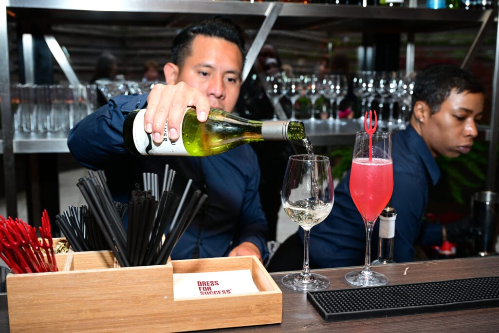 The Devil signature cocktail at Nobu Atlanta — Devil Wears Prada 2 review event