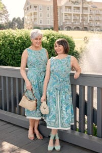 The Mother’s Day Dress: How One Paisley Fit & Flare Looks on Petite and Regular