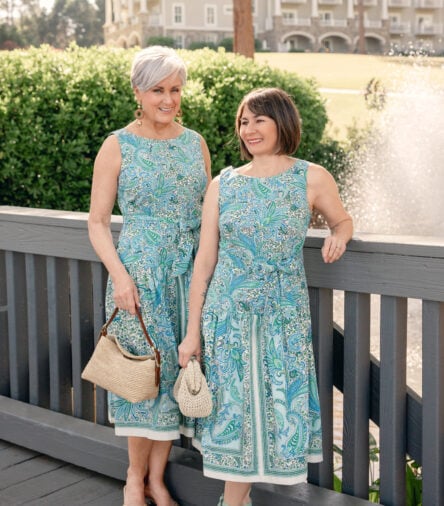 The Mother’s Day Dress: How One Paisley Fit & Flare Looks on Petite and Regular