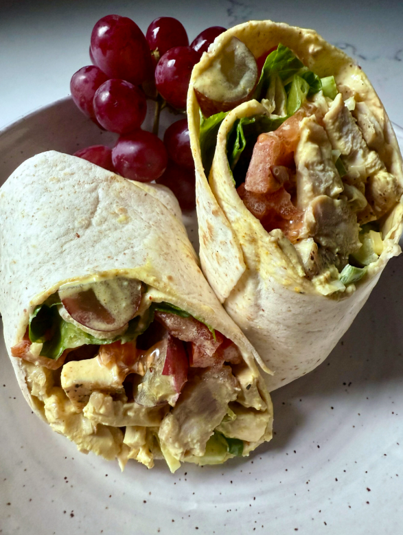 Curried Chicken Salad Wraps
