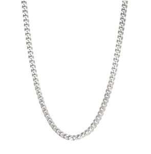 Mejuri Fine Curb Chain Necklace — Sterling Silver