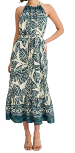 Maggy London Tie Back Halter Dress