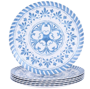 Melamine Dinner Plates, set of 6