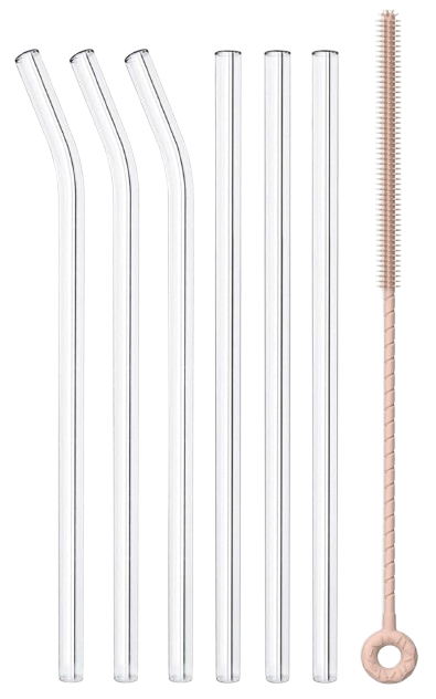 Reusable Glass Straws
