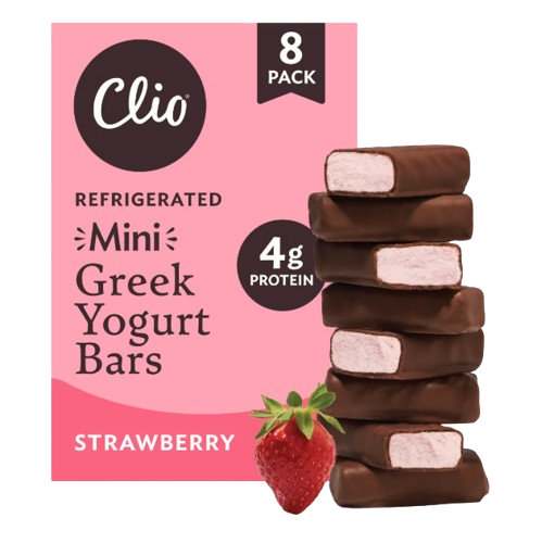 Clio Strawberry Greek Yogurt Bars