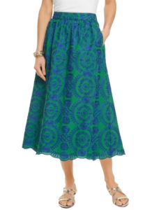 Floret Eyelet Skirt