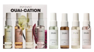 OUAI Mini St. Barts, Ibiza, Santorini & Melrose Hair & Body Mist Set