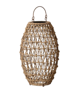 Open Weave LED Medium Outdoor Lantern