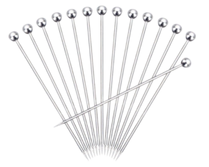 Reusable Stainless Steel Cocktail Picks and Stirrers