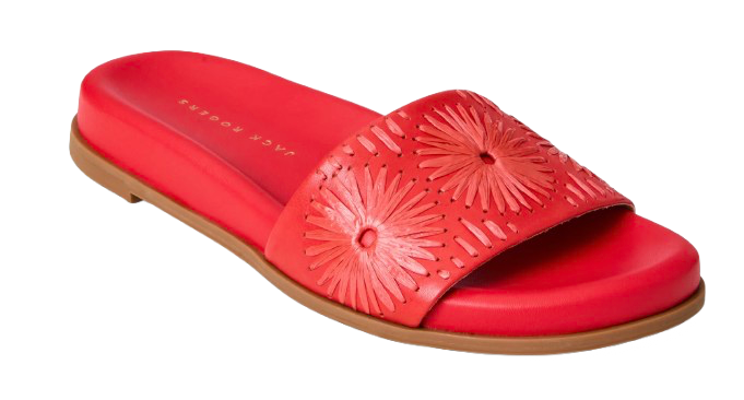 Jack Rogers Somerset Comfort Slide Red