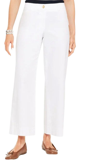 Talbots Wide Ankle Twill Pants