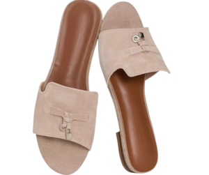 Suede Charm Sandals