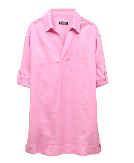 V-Neck Popover Dress