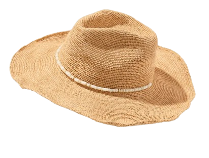 Hat Attack Raffia Crochet Hat