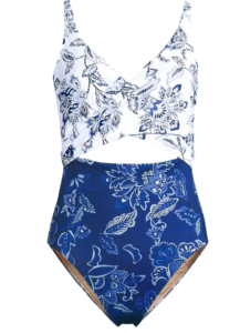 Women’s Wrap Monokini High Leg One Piece Swimsuit